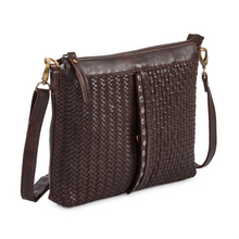Load image into Gallery viewer, MILO Leather Crossbody Purse - side view
