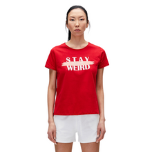 Load image into Gallery viewer, BAD BEAR Stay Weird Tee - red
