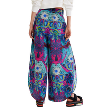 Load image into Gallery viewer, DESIGUAL Fantasy Palazzo Trousers - back
