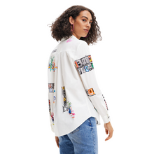 Load image into Gallery viewer, DESIGUAL Illustrated Shirt - back
