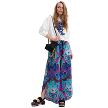 Load image into Gallery viewer, Model wearing DESIGUAL Fantasy Palazzo Trousers

