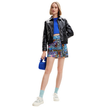 Load image into Gallery viewer, Model wearing DESIGUAL Logo Mini Skirt
