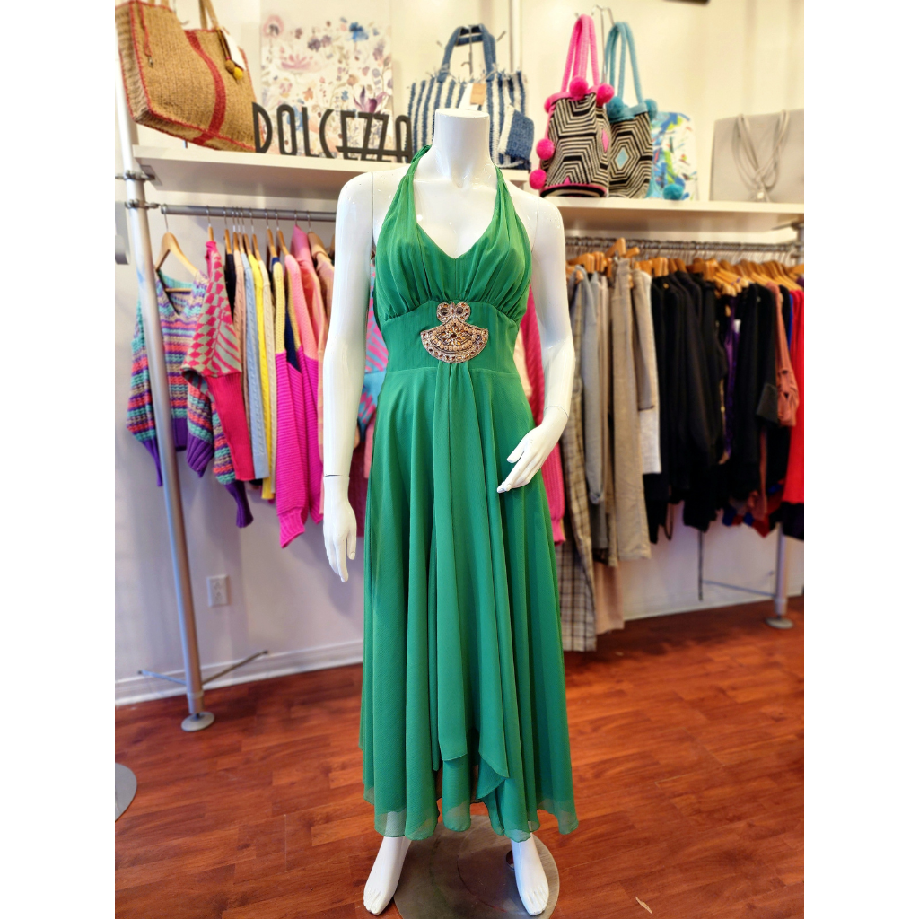 PRE-LOVED Unichic Green Gown