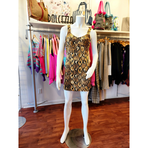 PRE-LOVED Zara Mini Leopard Dress