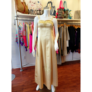 PRE-LOVED Gold Ethnic Gown