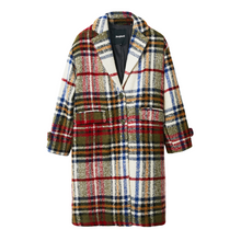 Load image into Gallery viewer, DESIGUAL Plaid Long Coat - product image
