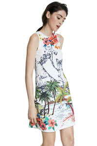 DESIGUAL Tropical Mini Dress