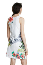 Load image into Gallery viewer, DESIGUAL Tropical Mini Dress back
