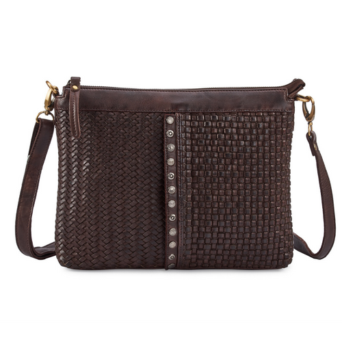 MILO Leather Crossbody Purse - Front view